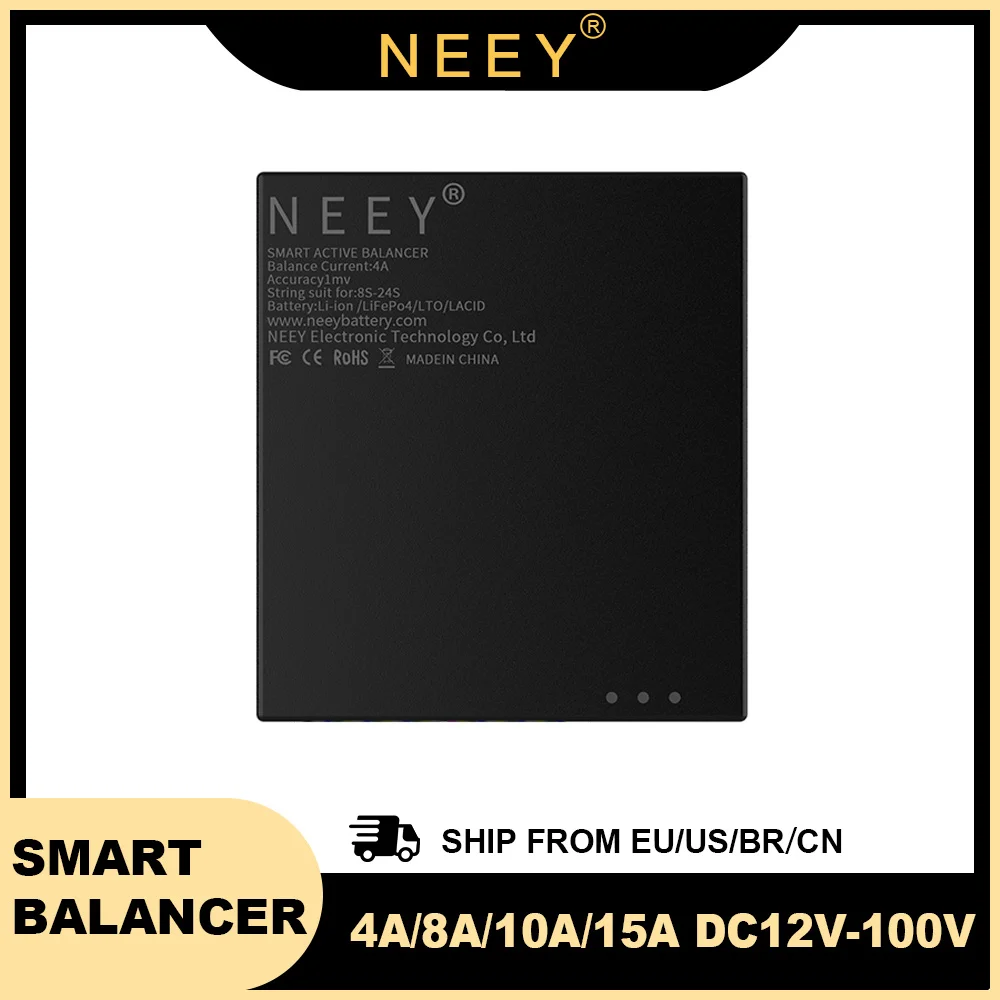 NEEY 4A 8A 10A 15A Smart Active Balancer 3S 4S 5S 6S  8S 14S 16S 20S 21S 22S 24S Battery Equalization