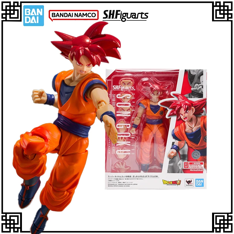 

В наличии Bandai, оригинальные SHF Dragon Ball, аниме-фигурка Сон Гоку RighteousHearts, экшн-фигурки, игрушки для детских подарков