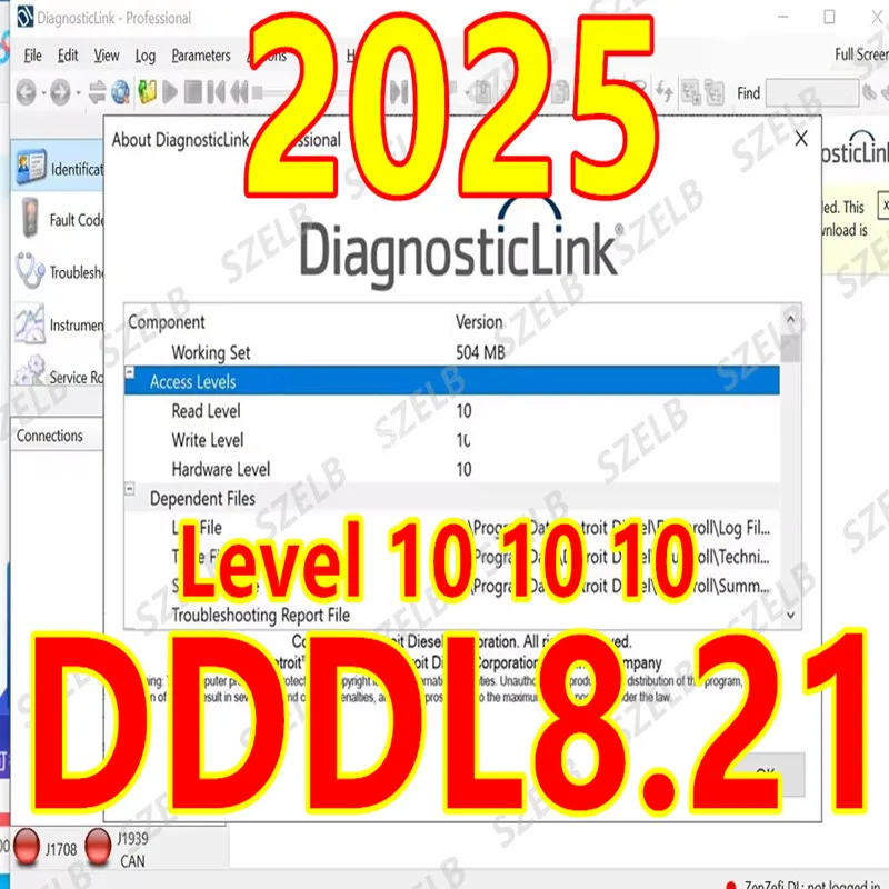 

DDDL 8.21 Детройт Дизель Диагностическая ссылка Профессиональный уровень 10 10 [DDDL 8,21 SP1] + устранение проблем 03.2025