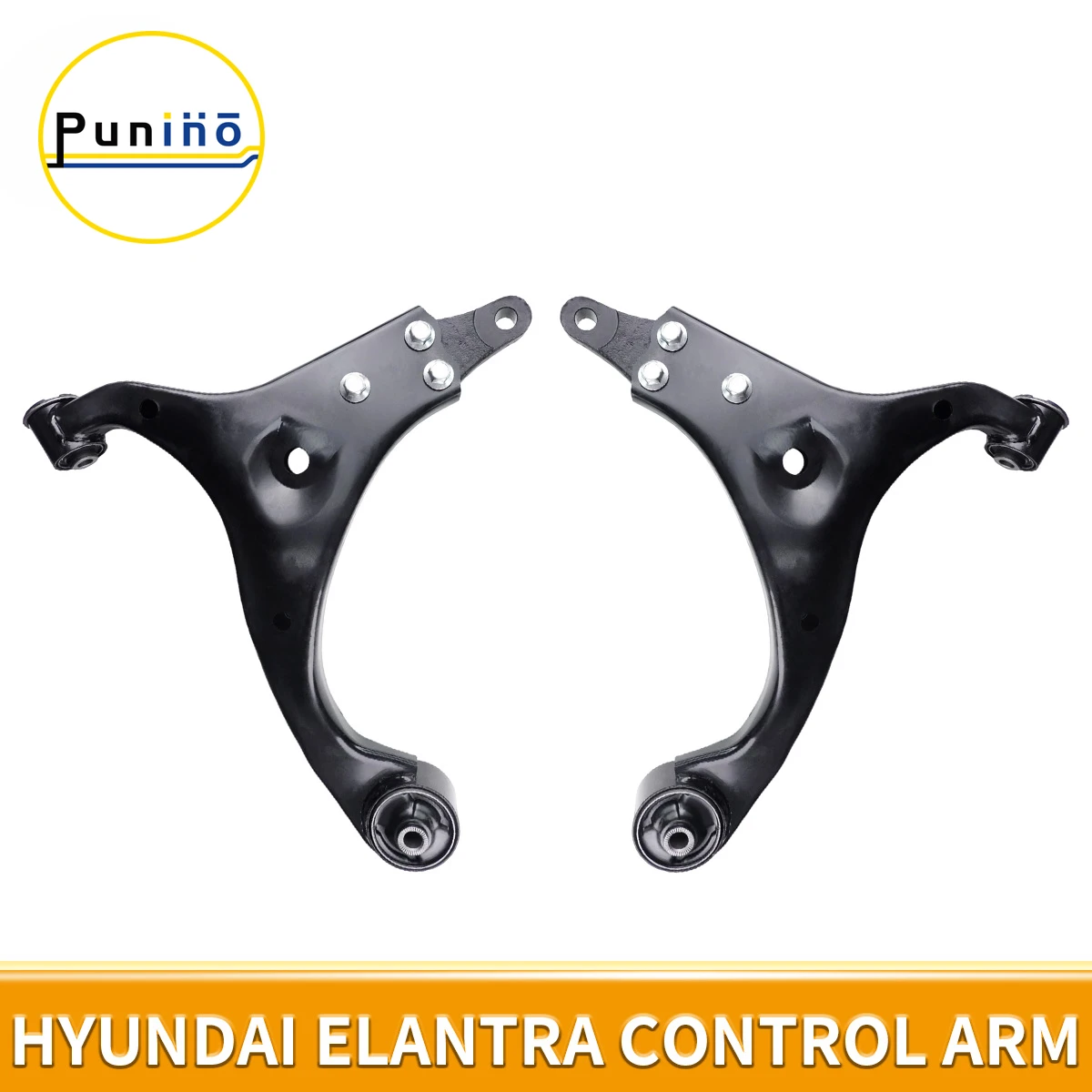 

Punino Front Lower Control Arms Left & Right Suspension 2pcs Kit Set for Hyundai Elantra 2007 2008 2009 2010 2011 2012