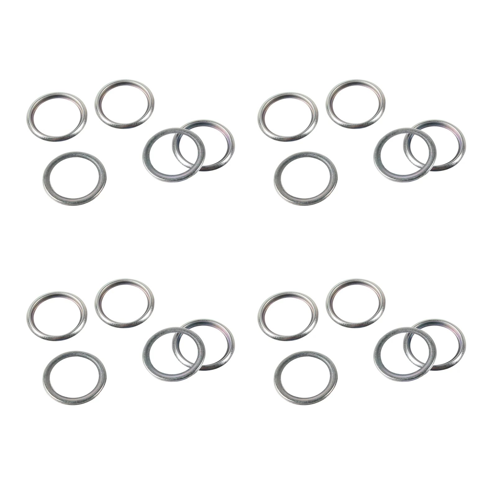 20Pcs Repair Kit For Subaru 26.5mm Aluminum Oil Drain Plug Crush Washers Gasket 1995-2019 11126AA000 For Subaru Car Accessories