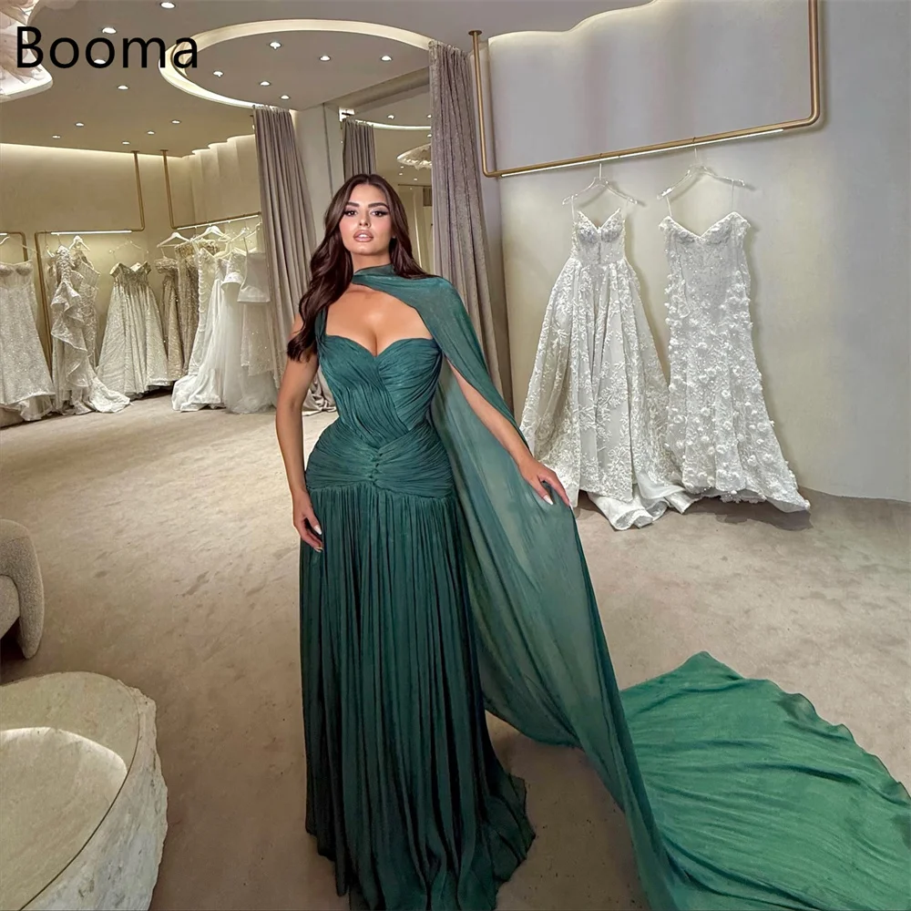 

Booma A-Line Off The Shoulder Simple Shiny Evening Dresses Formal Party Gowns for Women Pleat Classic Prom Gown Customize 2025