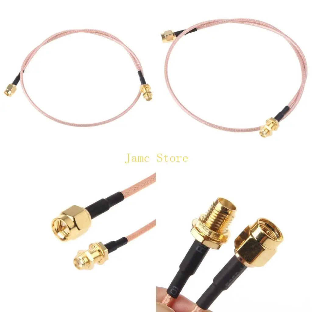 

LX0B 50CM RG316 CABLE SMA SMA мужская вилка до SMA Женское джампер -джемпер -джемпер -косичка 20 "FPV Wire Co