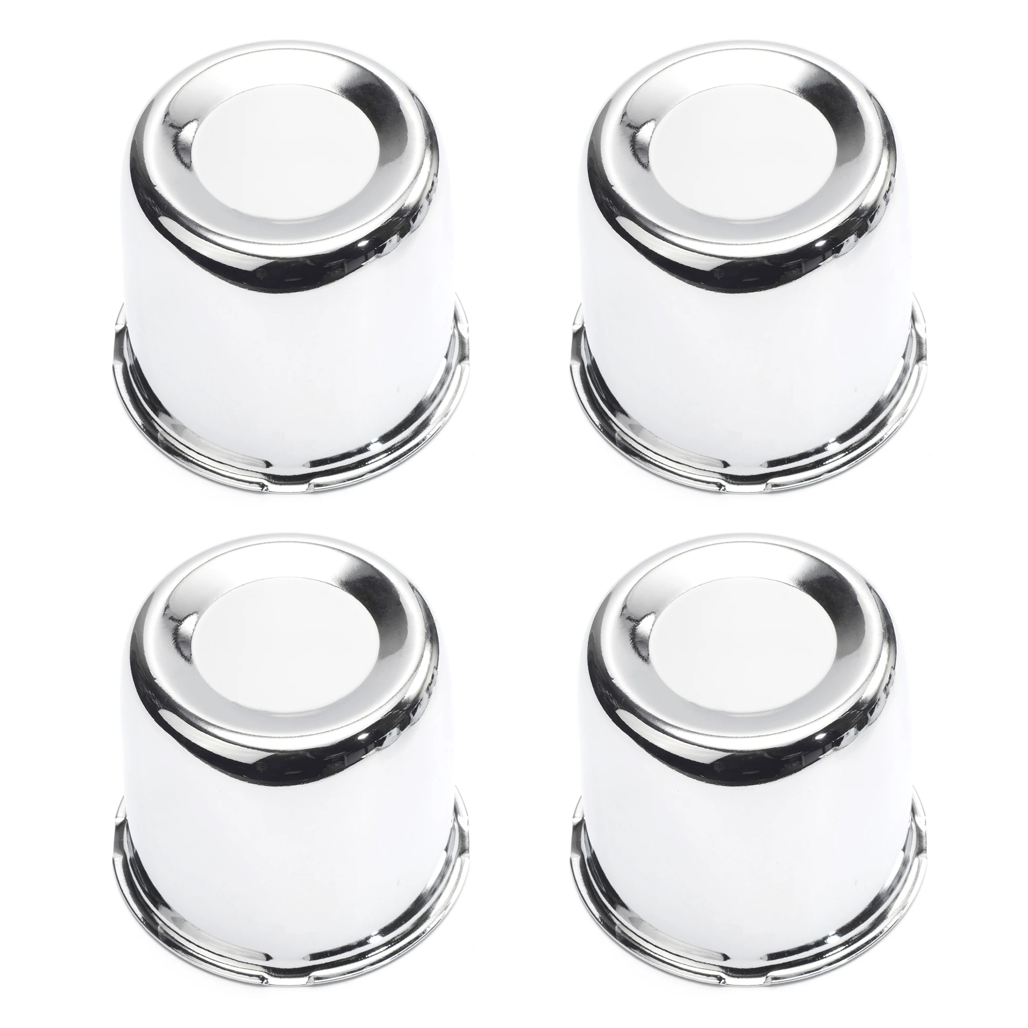 4pcs 84mm Push Through Center Cap For 3.31in Wheel Rim Cover Bearing Alloy 3.11