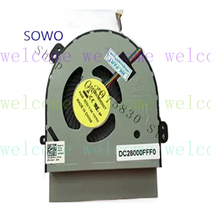 WYORESY Fan for Alienware 15 R2 P42F 17 R2 17 R3 P43F Series Cooling Fan Right Side DP/N 0MYX41 DC28000FFF0 4-Wire 4-pin @