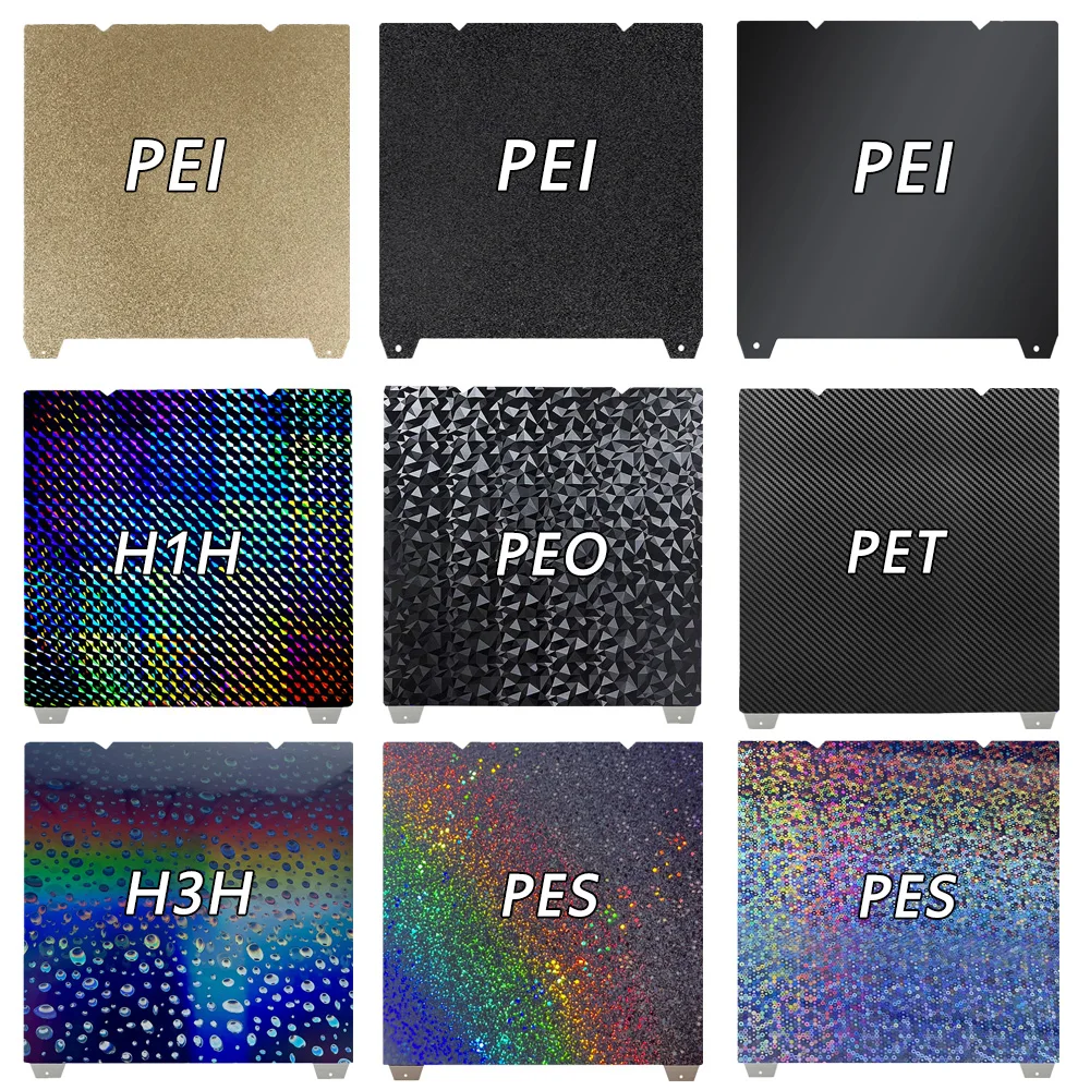 

235x235 мм для Ender3 V3 SE, V3KE Магнитный лист PEI Рабочая пластина K1 K1C Пружинный стальной лист для Creality Ender 3 S1, Ender 5S1 Pro