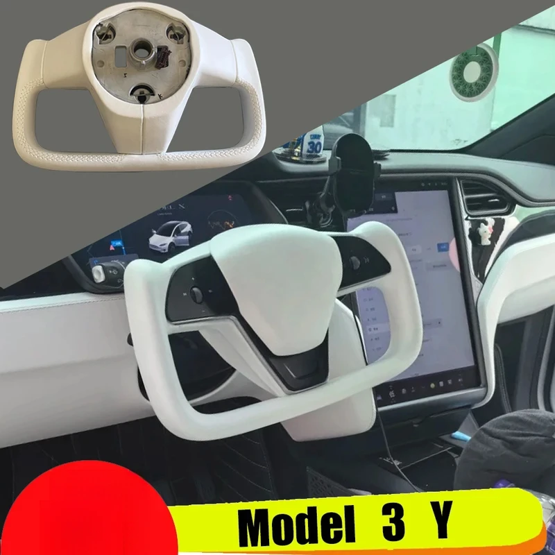 Model Y Yoke Steering Wheel For  Model-X-Style RWD Y Yoke Handle Car Steering Wheel For  Model 3 Accessories