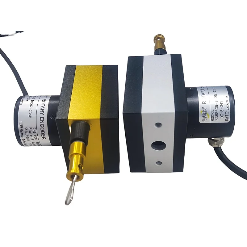 Linear Displacement Encoder 2000mm Range Angle Position Sensor Pulse Selection Option Linear Displacement Sensor