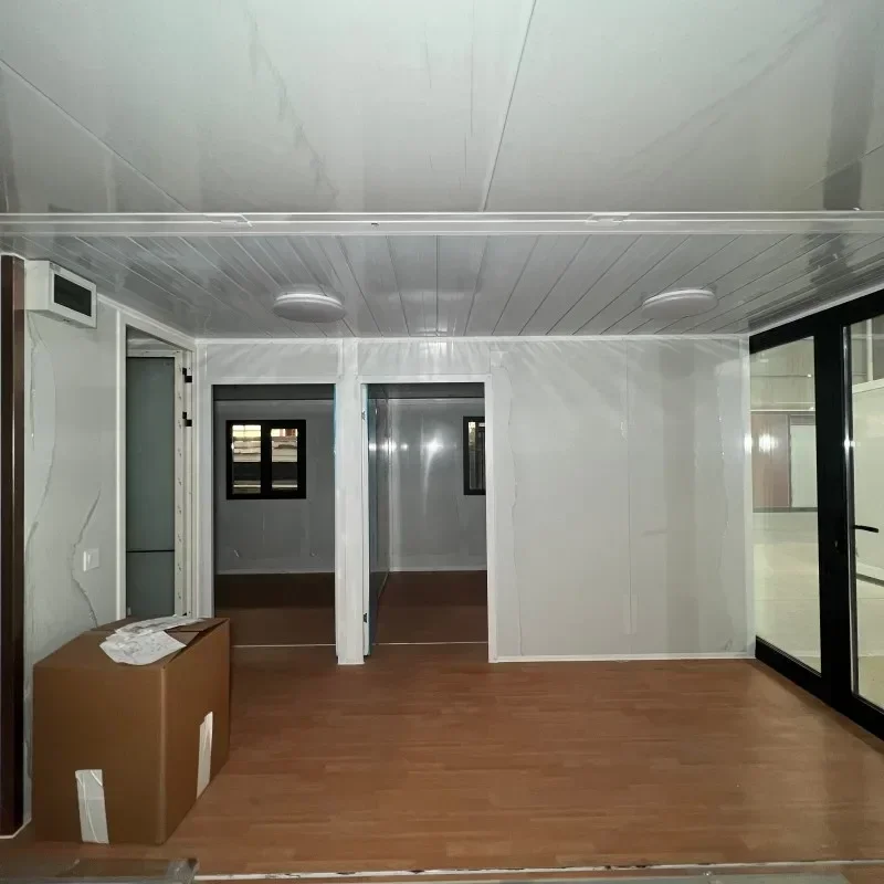 Cost-Effective Prefab Container House Expandable Modular Home 2 Room Mobile Steel Tiny House Ready Made for Family Living