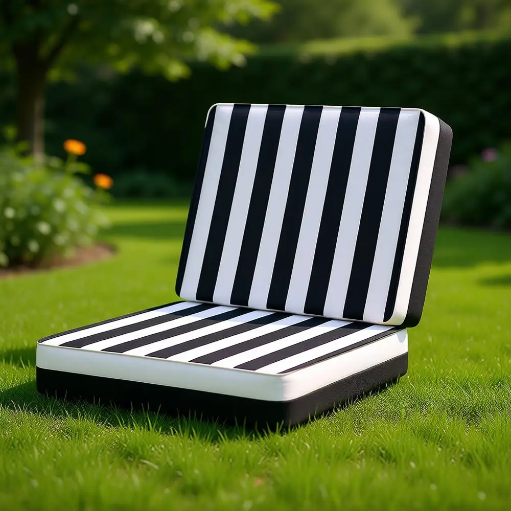 

Deep Seat Cushion Set, 22 x 22 Inch Waterproof and Fade Resistant Patio Furniture Cushion Backrest with Ties for Patio Garden Ya