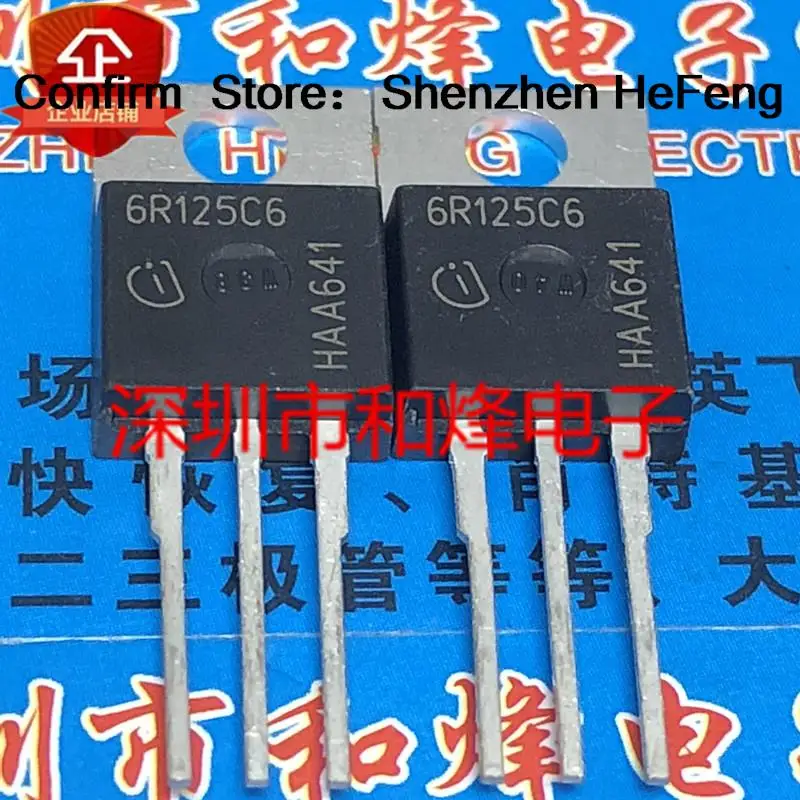 5PCS-10PCS 6R125C6 IPP60R125C6  TO-220 600V 30A  Original On Stock Quicky Shipping