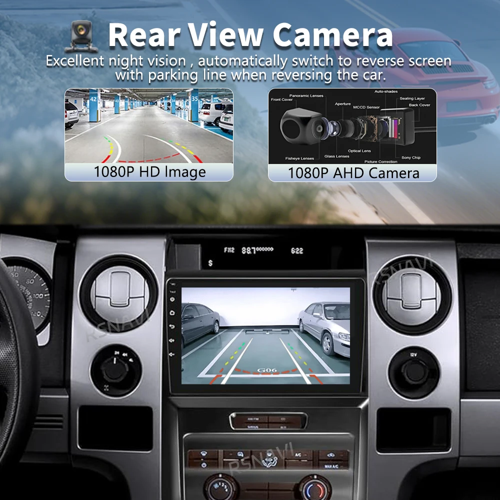 Android 16 2K QLED For Ford F150 P415 Raptor 2008-2014 Stereo Car Radio Multimedia Video Player GPS AI Voice CarPlay Head Unit