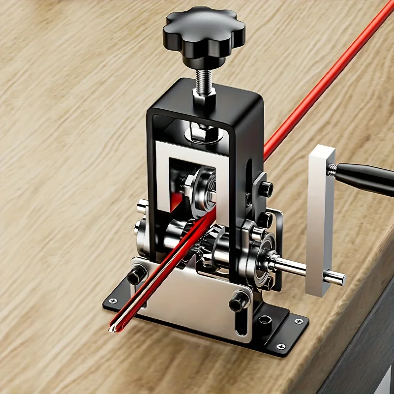 Manual Wire Stripping Machine 0.06-0.98 inches, Wire Stripper Machine with Hand Crank Portable, Wire Stripping Tool