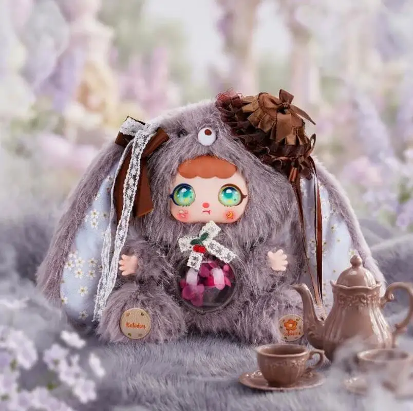 

Kekidou Cute Bunny Plush Blind Box 600% 2nd Generation Plush Doll Ornament Home Desktop Decor Gift For Best Friends