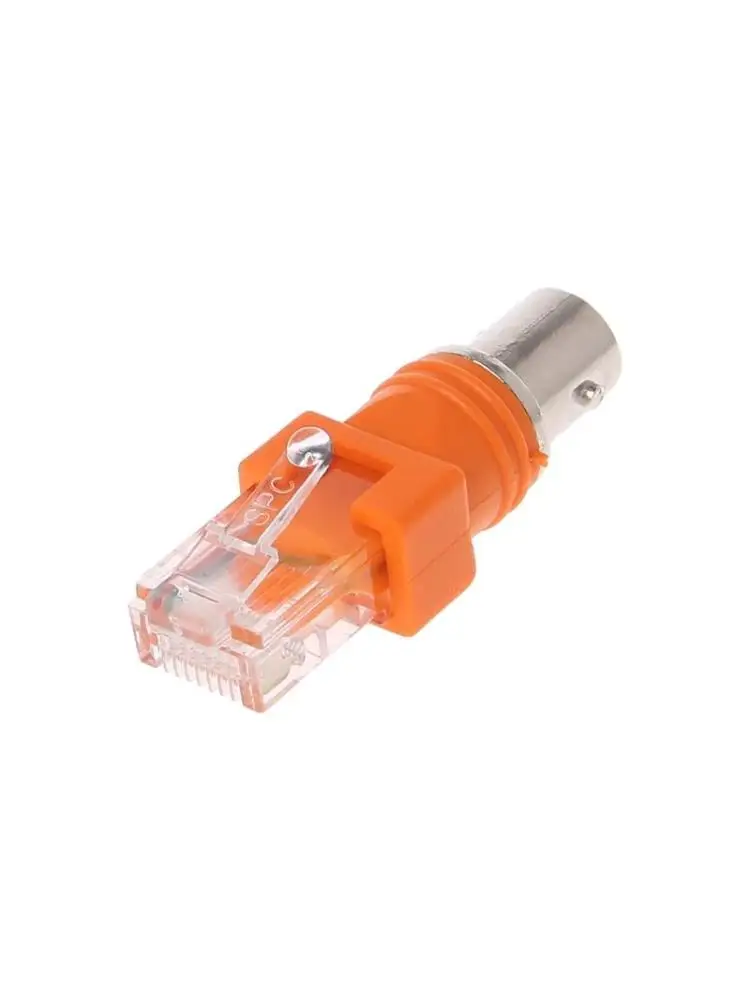Connector BNC Female to RJ45 Male plug RF Adapter Coaxial Chassis PanelPart