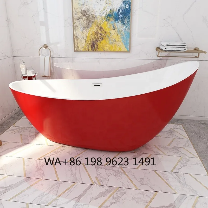 

Portable Acrylic Freestanding Corner Bathtub with Massage Function Indoor Bathroom Spa Bath System Hot Sale