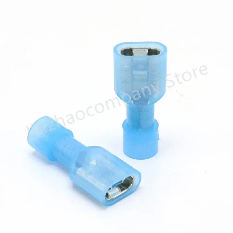 10/50/100pcs Nylon Wire Connector Female Nylon Electrical Wiring Connector Insulated Crimp Terminal Spade Red Blue Yellow FDFN