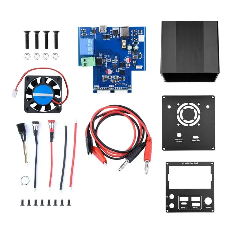 ABGI DC Buck-Boost Converter CNC for Power Protection Chassis Type-C PD Fast Charging Module Aluminum Case