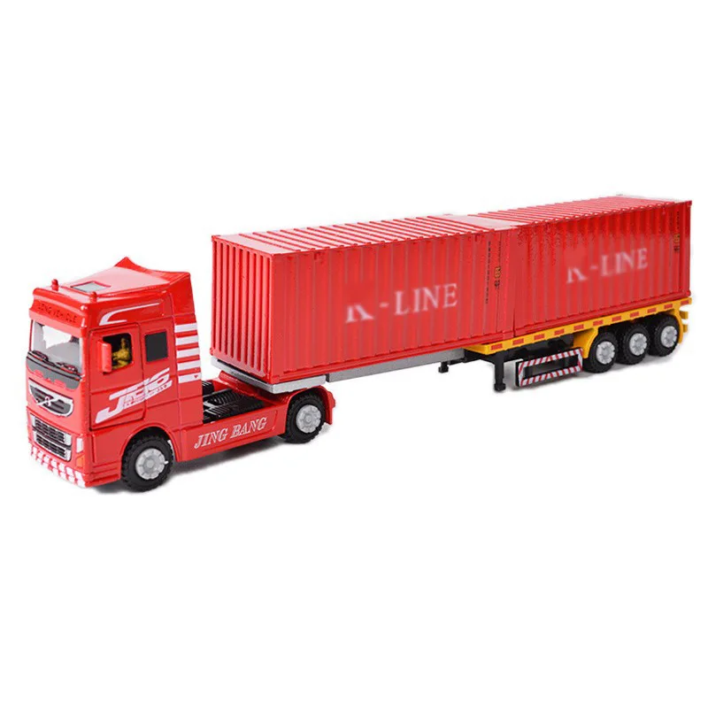 Double-layer Transport Alloy Truck Simulation Container Model Toys For Boys Birthday Gifts B264