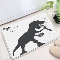 Cartoon Dinosaur Bath Mat Turtle Cute Cat Dog Funny Animal Floor Rugs Anti Slip Bathroom Kitchen Decor Carpets Entrance Door Mat