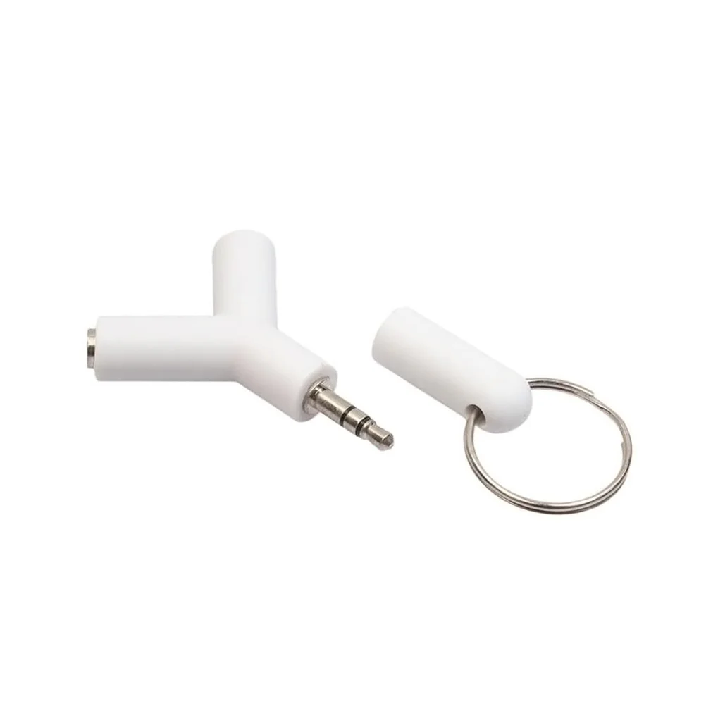 

3.5Mm Stereo Audio Splitter Adapter Y Shaped Headphone Jack For Dual Earphones Connection Compatible With Mp3 Players All