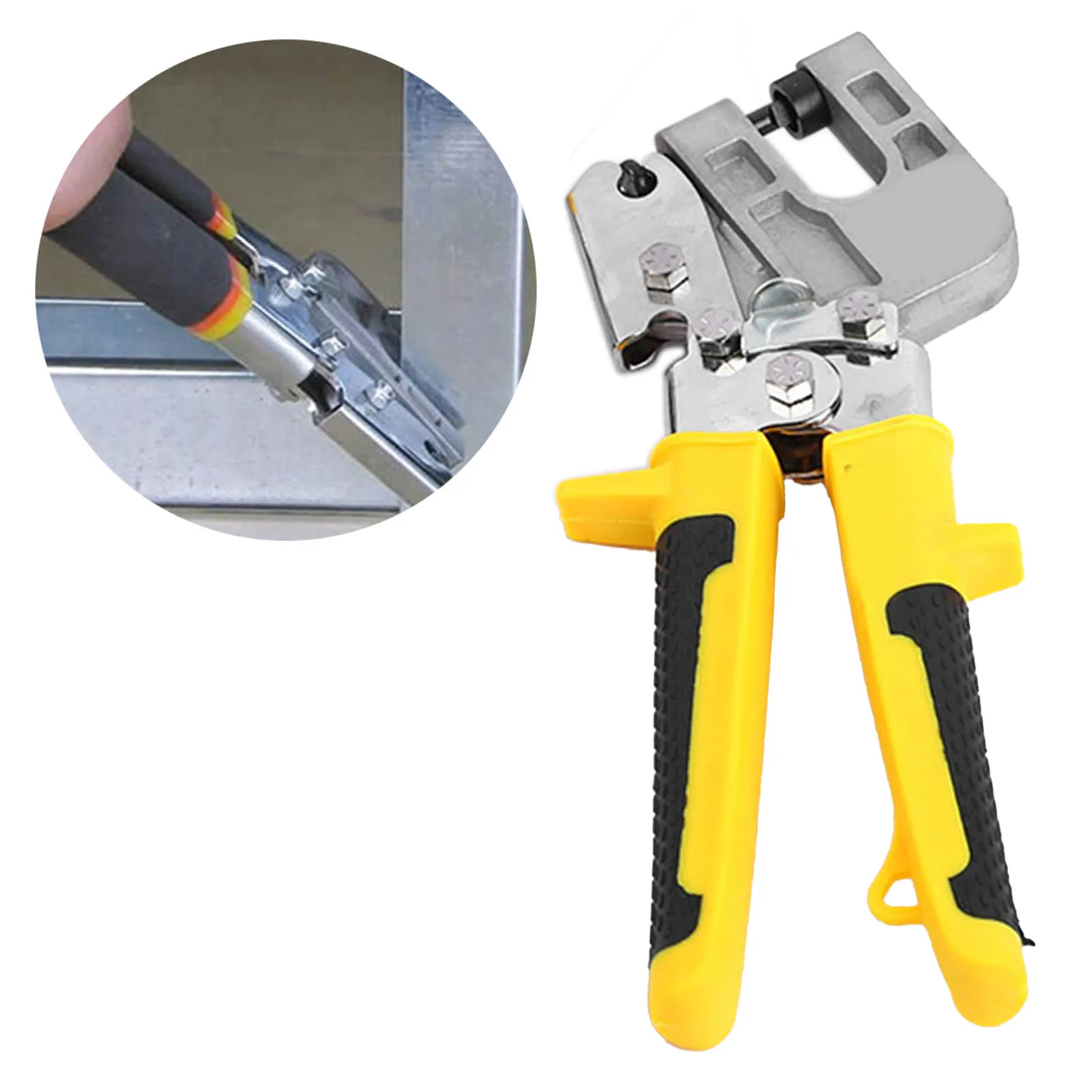 Ceiling Joist Tool Keel Forceps Keel Pliers Forceps Steel Ceiling Riveting Clamp Stud Crimper Woodworking Joist Tool Keel Pliers