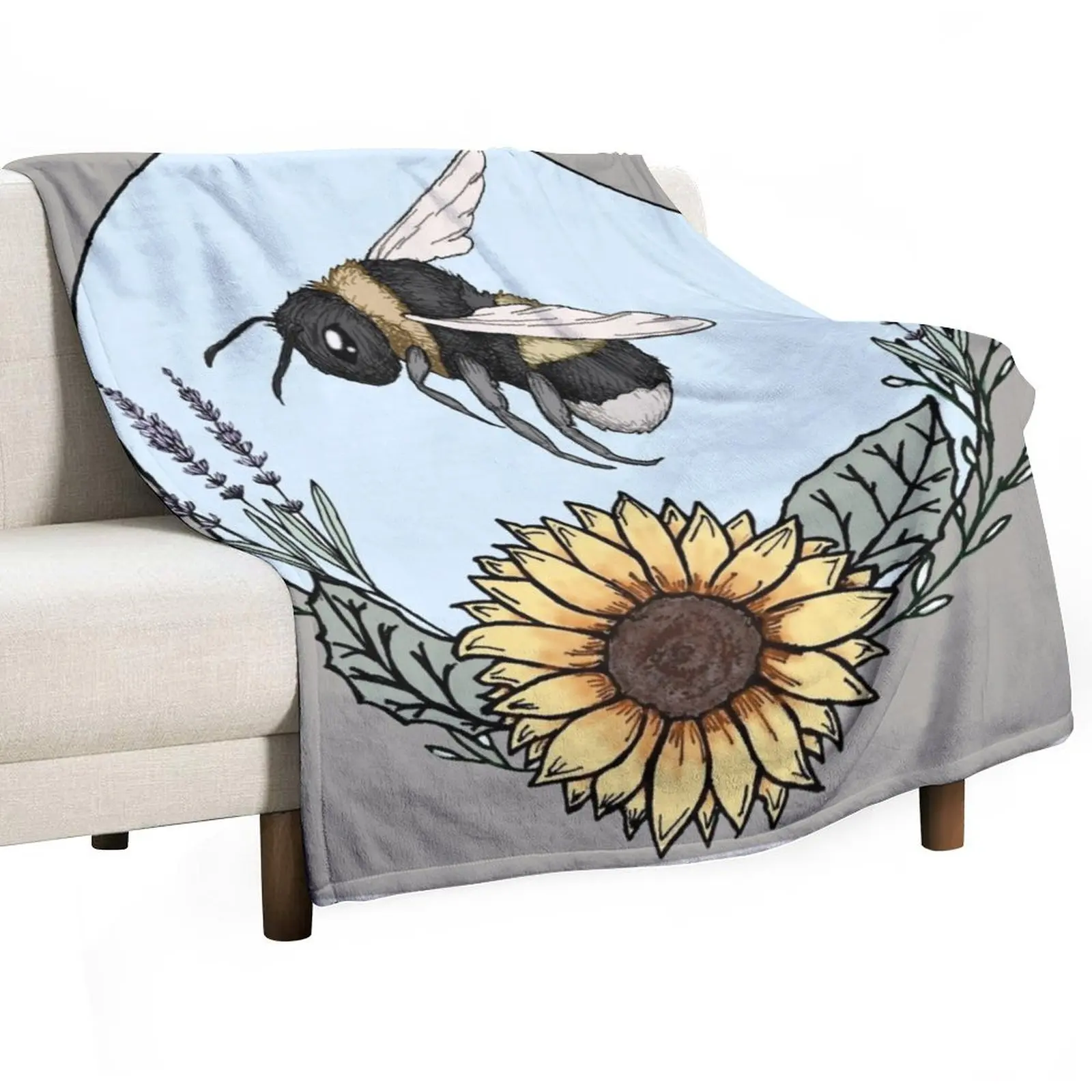 

Save The Bees Throw Blanket Luxury Brand anime Blankets For Bed Blankets