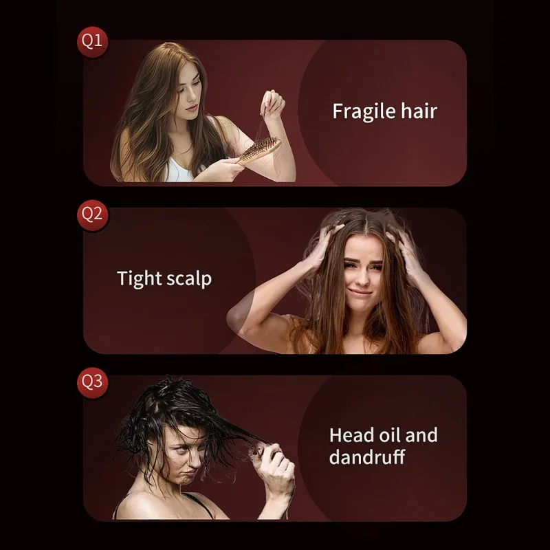 

A29R Scalp Massage Comb Red Light Therapy& Kneading Function For Hair Growth& Care Device