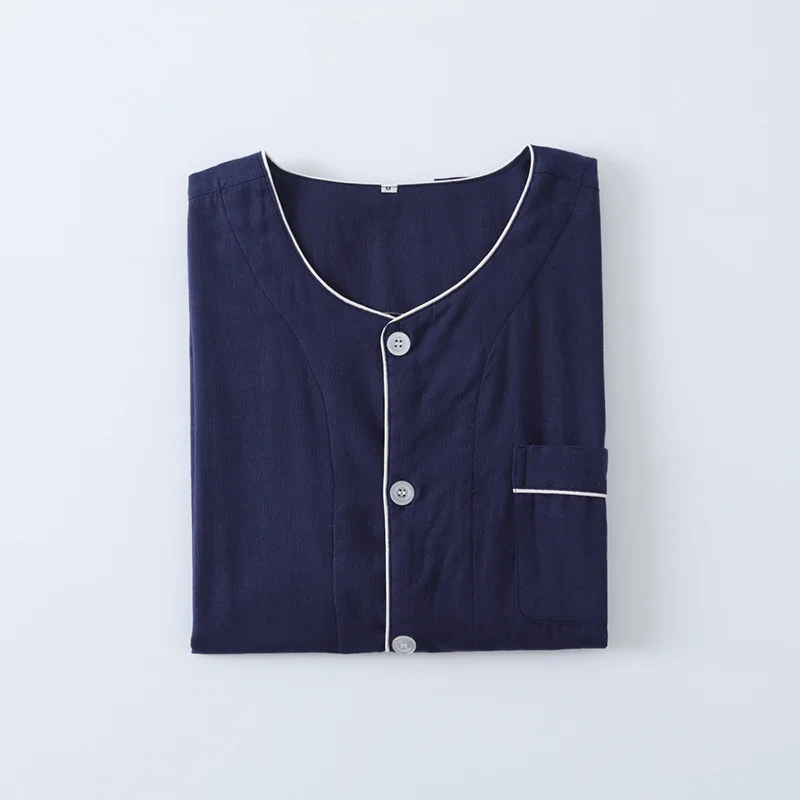 Ensemble de pyjama à boutons pour femmes, chemise et pantalon, vêtements de nuit à manches courtes imbibés, 100% coton, vêtements de nuit lounge, printemps et été