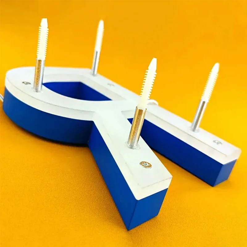 

Новый алюминиевый задний светильник для установки символов, винт для ног, кронштейн для рекламных символов, акриловая встроенная гайка на высокой ножке