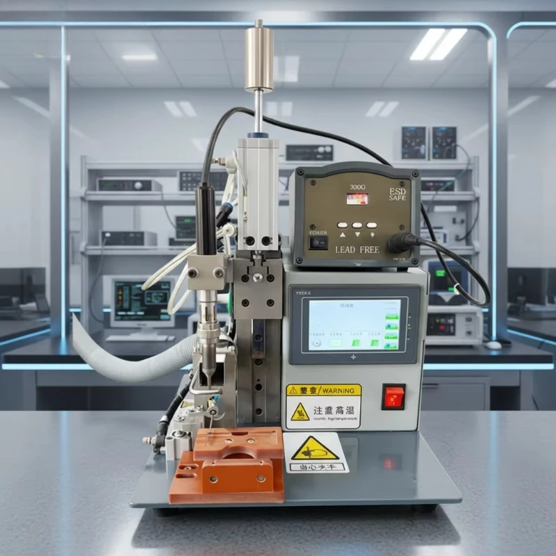 New Semi-automatic Soldering Machine Replaceable Soldering Iron Tip Spot Welding Low Maintenance Cost Stable Soldering