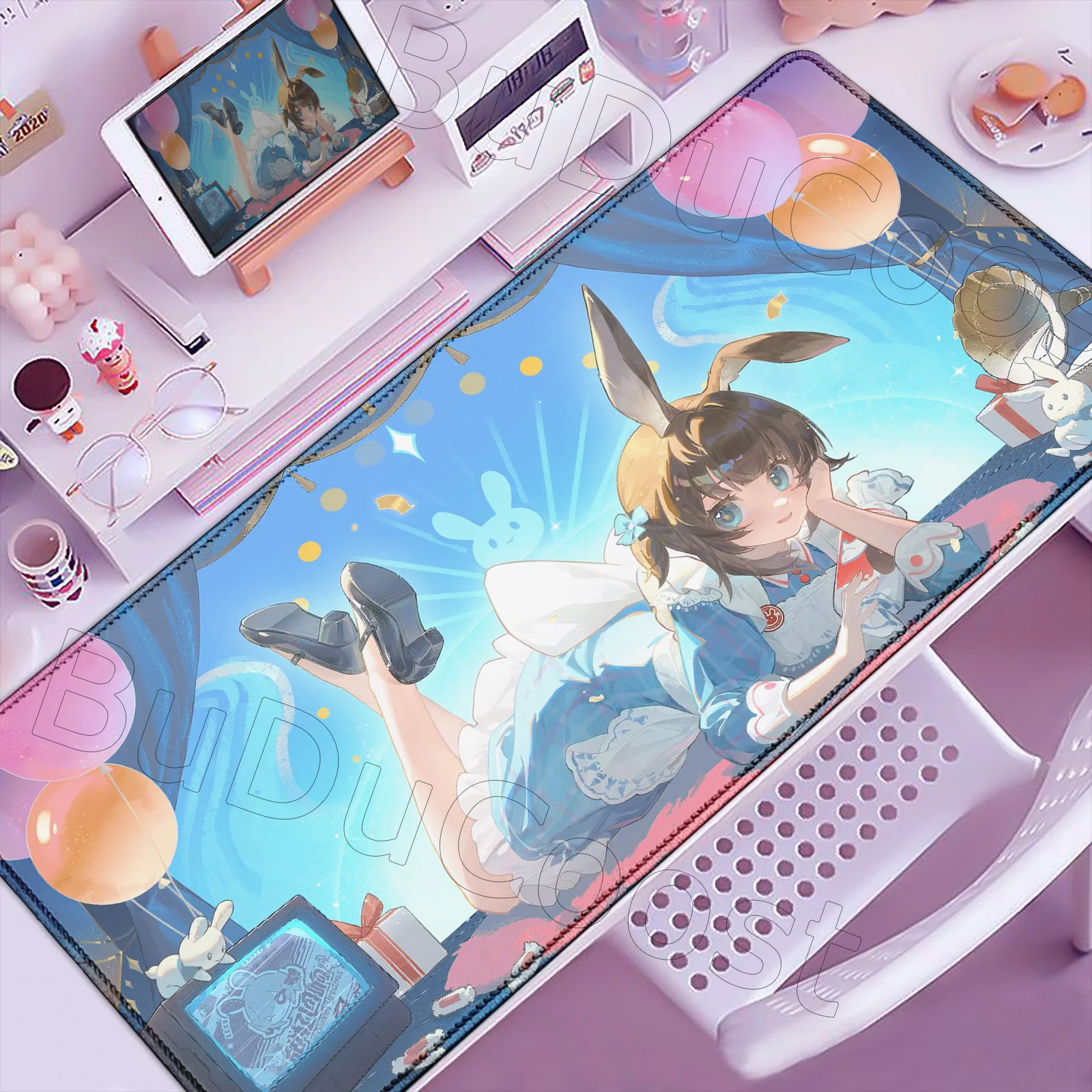 Pretty Wallpaper Arknights Mousepad HD Anime Durable Desk Mat Game Mouse Mat Lock Edge Prime XXL Keyboard Pad Gaming Accessories