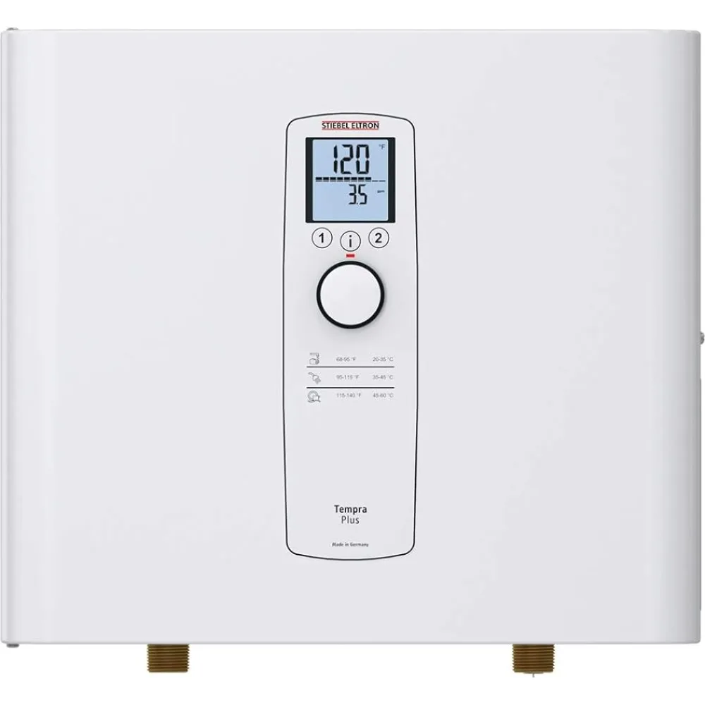 Stiebel-Chauffe-eau électrique sans réservoir Eltron, Templa 12 Plus, Eau chaude à la demande, Cuillère à soupe, Blanc