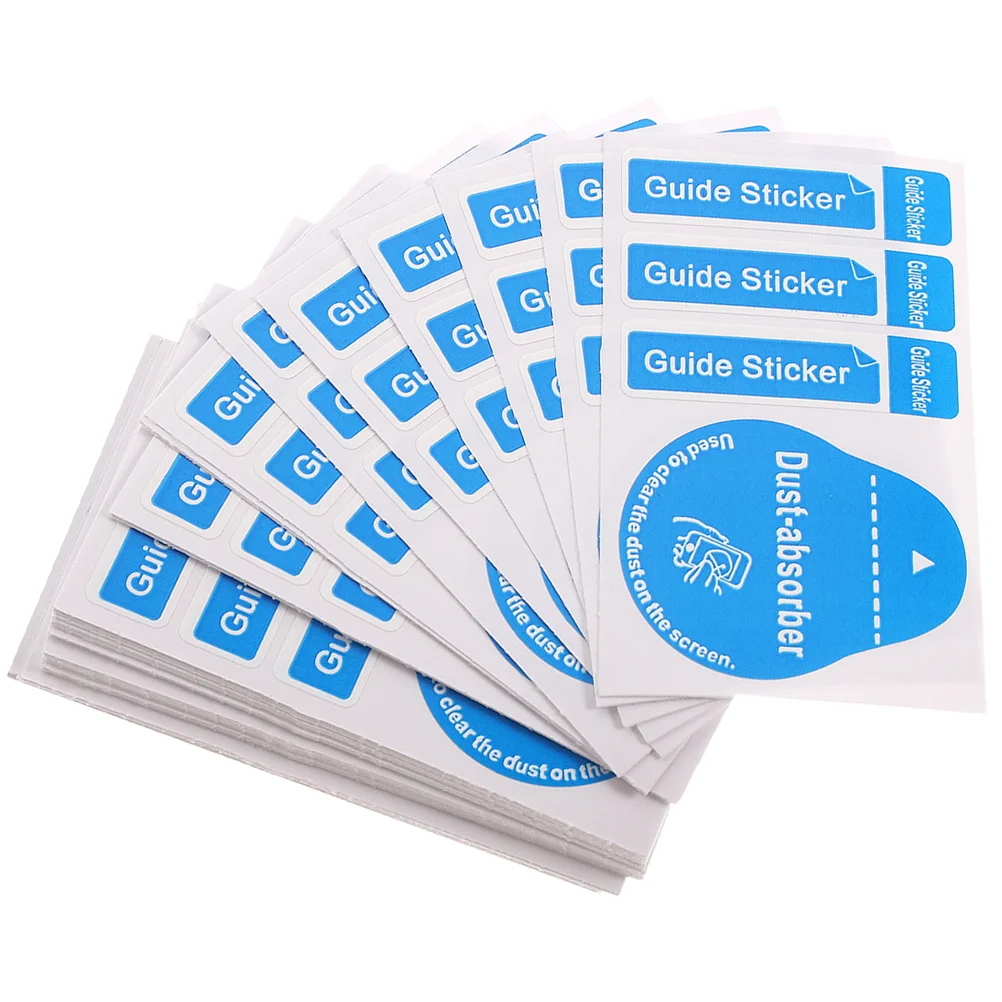 200 Pcs Dust Absorber Removing Stickers Electronic Screen LCD Cleaning Cloth Tablet Lap Cushion Paper Guide Phone Tool