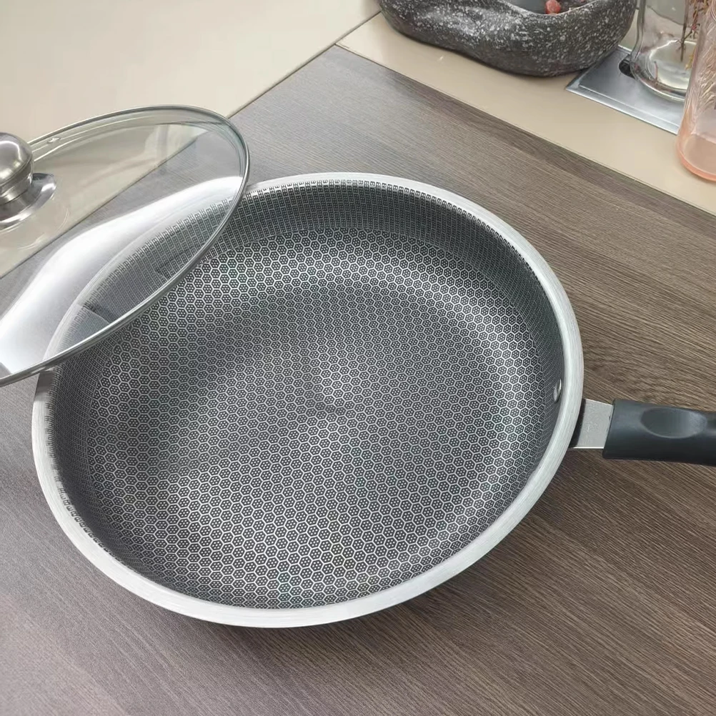 

Frying Pan 12 Inch Pancake Griddle Pan Flat Skillet For Pancakes Steaks Eggs Breakfast Dinner Cooking Kitchen Use