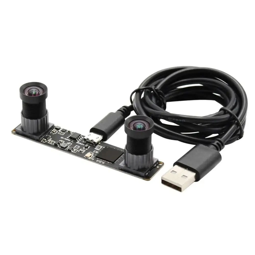 

No distortion Synchronized 960P HD OV9750 High frame rate MJPEG 60fps UVC OTG Stereo Mini usb Webcam Camera module