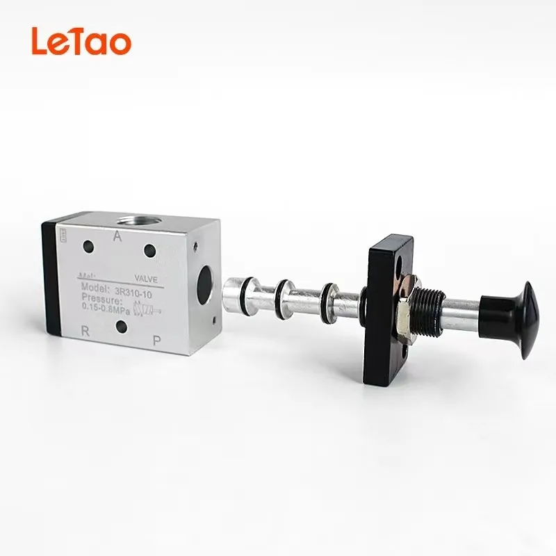 ( 1 ) Pull the valve mechanical valve pneumatic switch 5 Port 2 Position 1/4 BSP Hand Operated  3R210-08 control cylinder valve