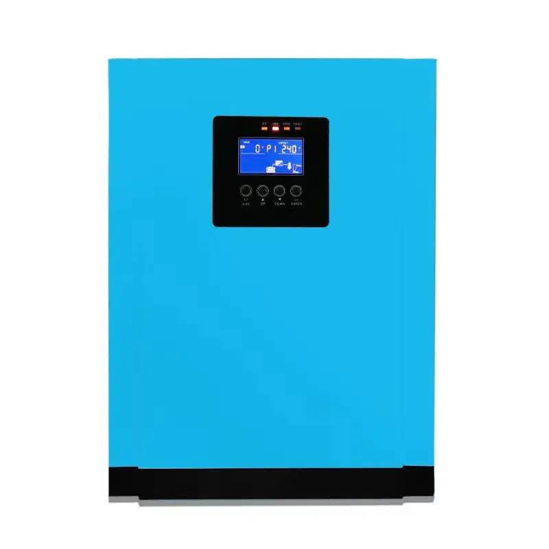 Hybrid solar inverter pure sine wave 24V 3kw 3.5kw 48V 5KW 5.5kw built in mppt 80A charging current 100a off grid solar inverter