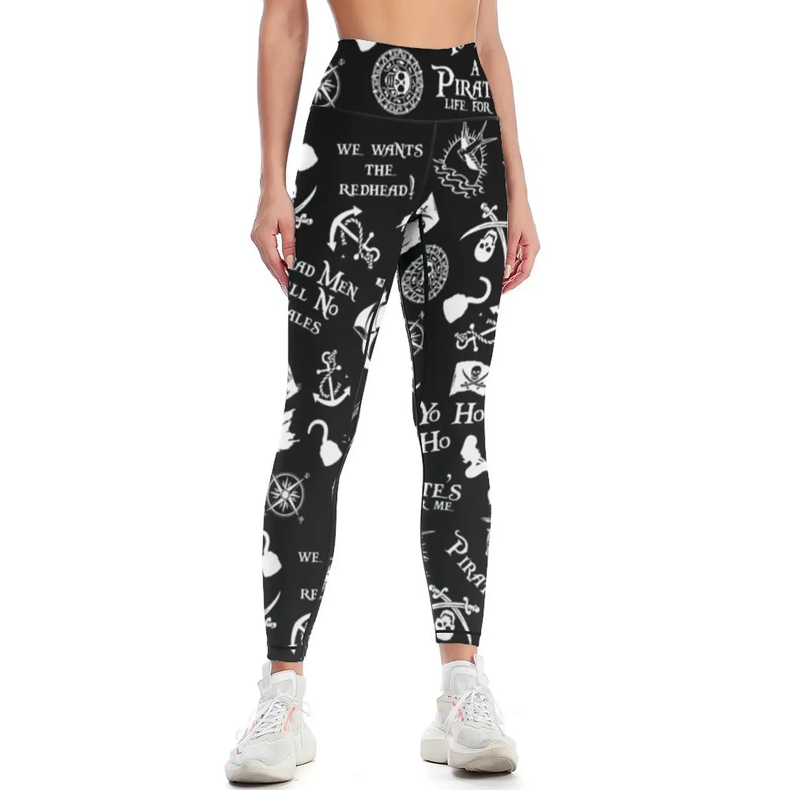 

Pirate Design Leggings gym's clothing sports for gym sports woman gym push up fitness Womens Leggings