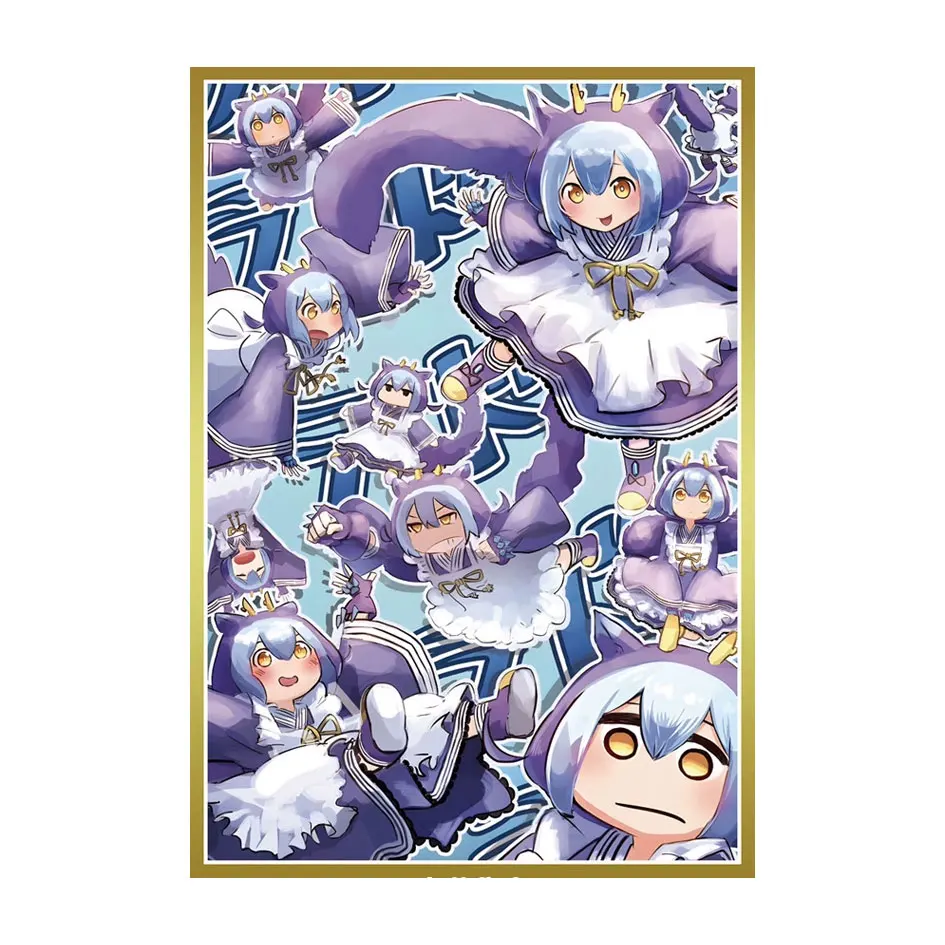 60ct Holographic Top Loading Board Game Trading Card Sleeves 62X89MM Deck Protector for YGO Art Anime Printing Card Sleeves