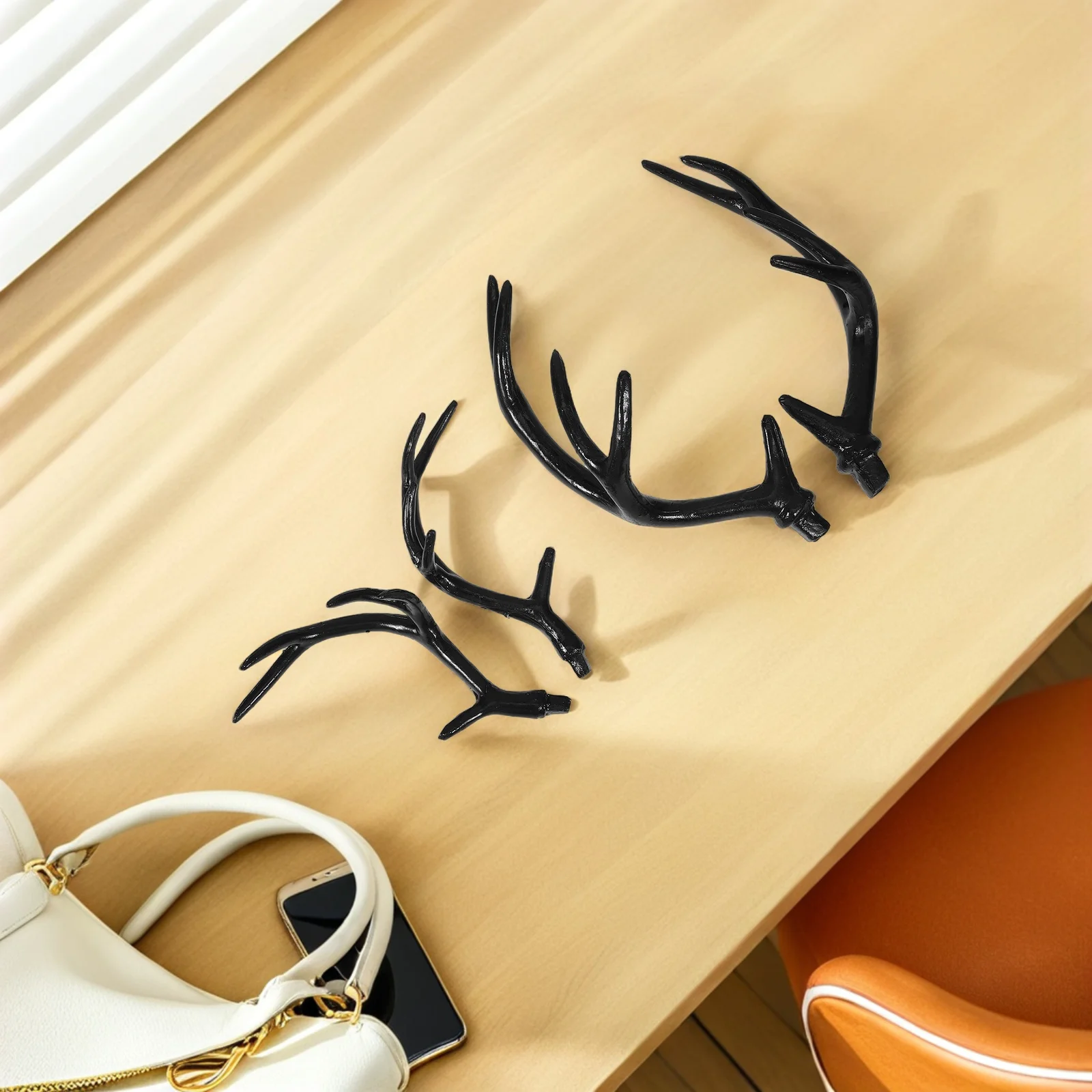

2 Pairs Deer Antlers Halloween Costume DIY Headbands Plastic Adult Christmas Headgear Antler Party Hats Festive Accessories