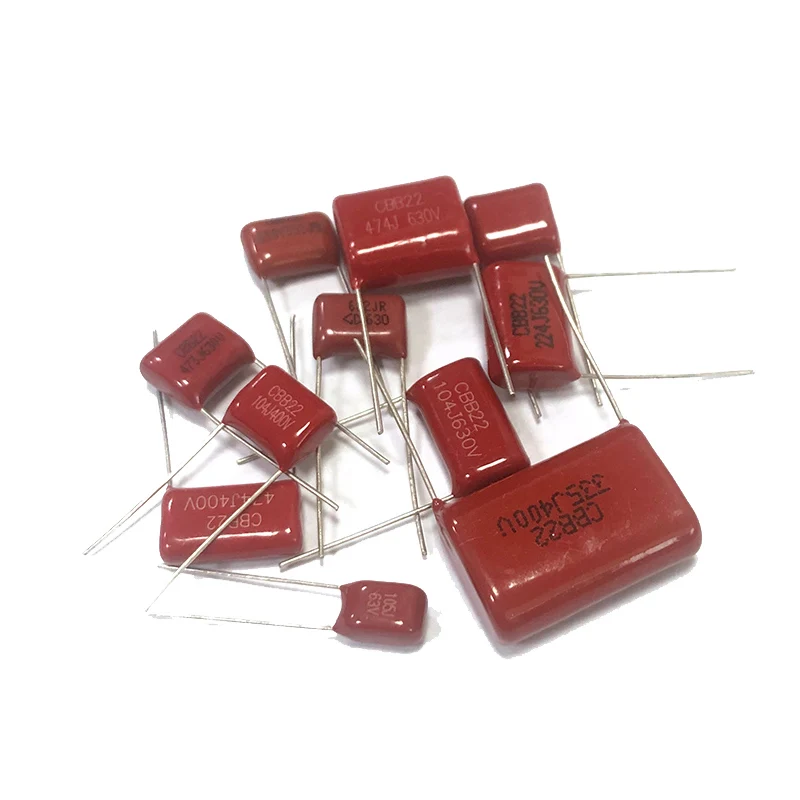 10pcs Cbb Polypropylene Film Capacitor 1250v 103j 183j 222j 392j 472j 562j 682j