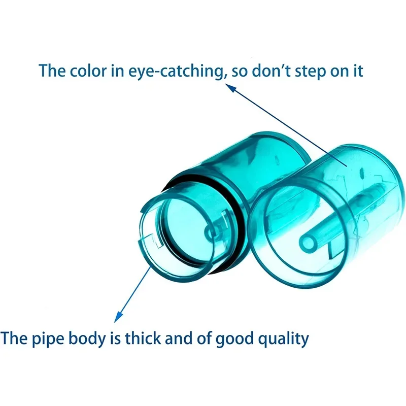 Tubo de inhalación de hidrógeno portátil, pipeta de succión Nasal de 1,2,2 metros, tubo de succión, concentrador de oxígeno de tipo Nasal, tubo de repuesto