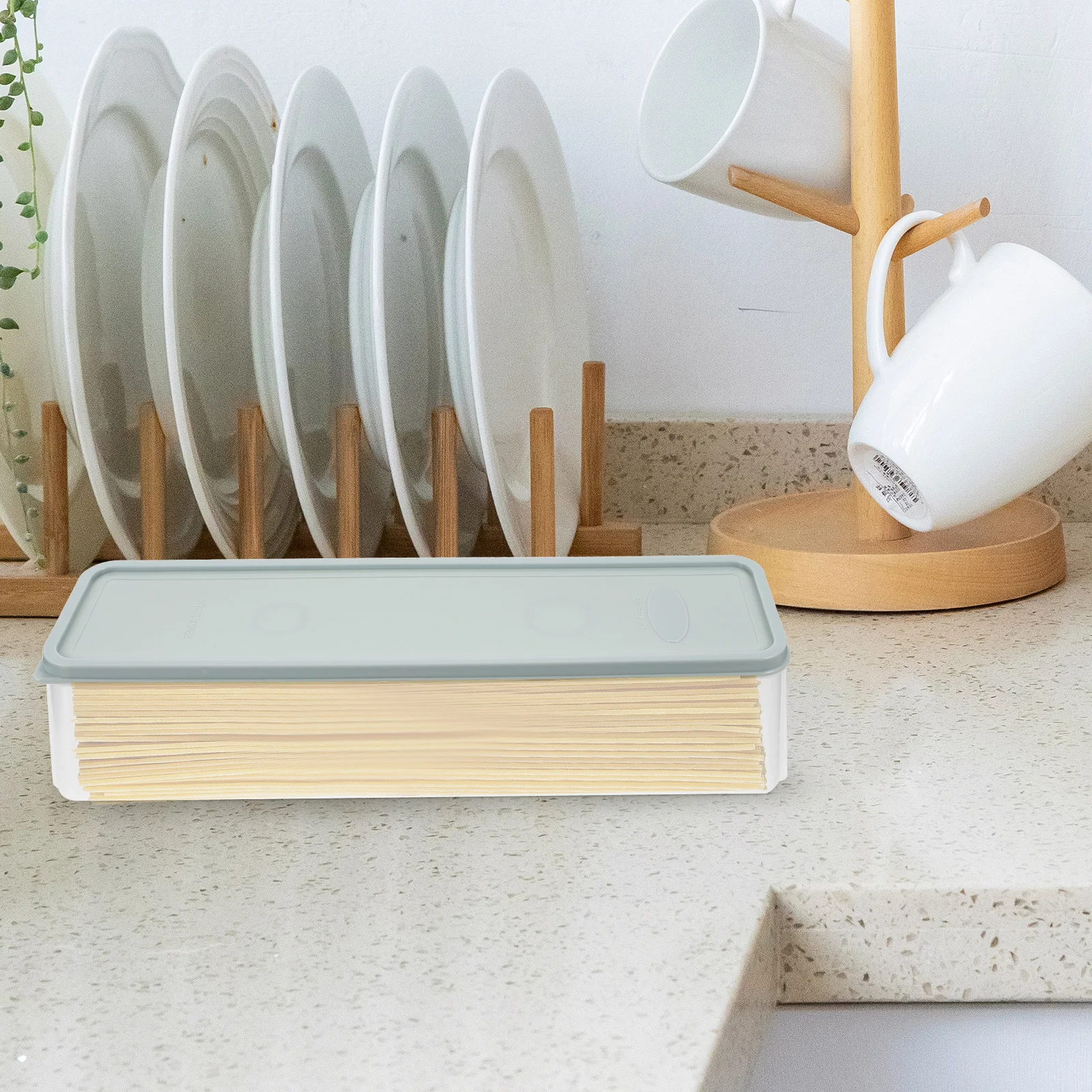 

3 Pcs Pasta Storage Containers Noodle Boxes for Pantry Airtight PP Material Grain ganizers Keep Food