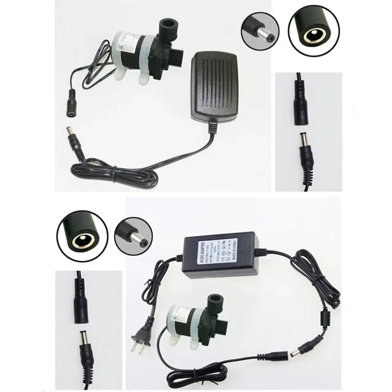 DC 12V 24V Solar Brushless Motor Water Circulation Pump Submersibles Water Pumps Water Heater Booster Pump