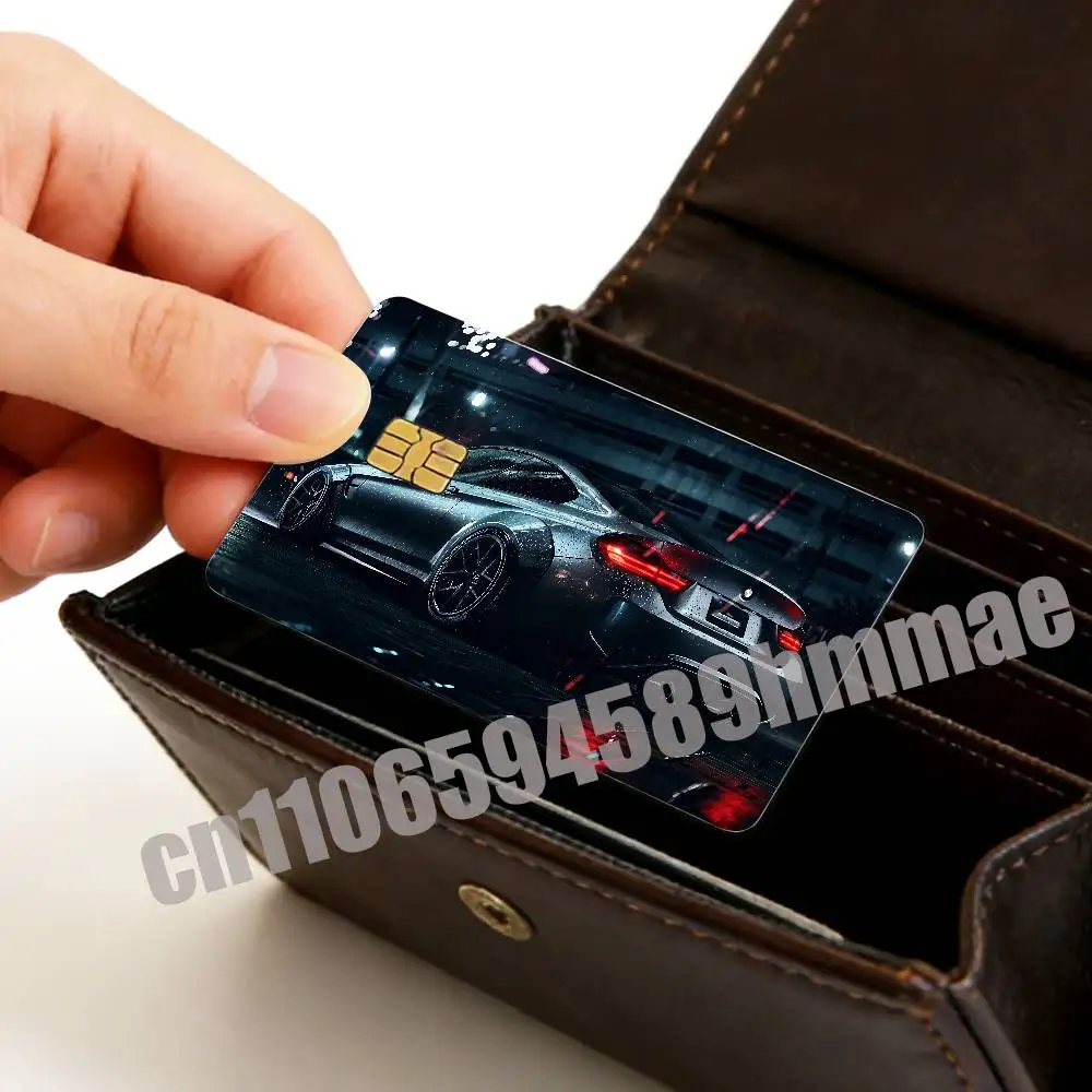 For Sprot E-E30 Car B-BMWES Sticker Paper Skin Credit Bank Work Film Card Cover Self-adhesive Decoration