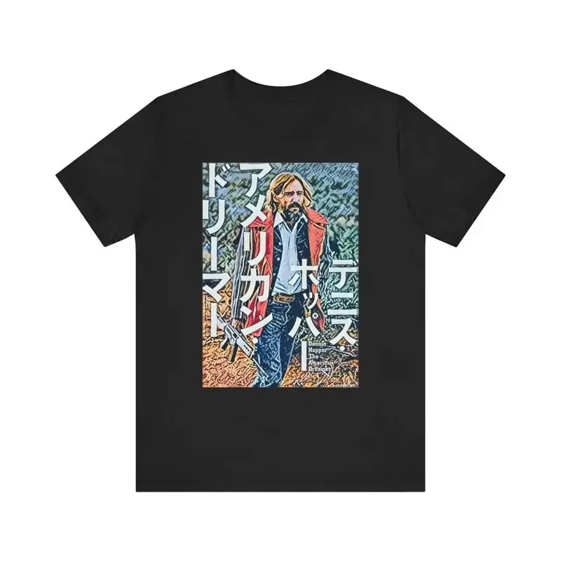 Dennis Hopper Print Art Crewneck Jersey T Shirt