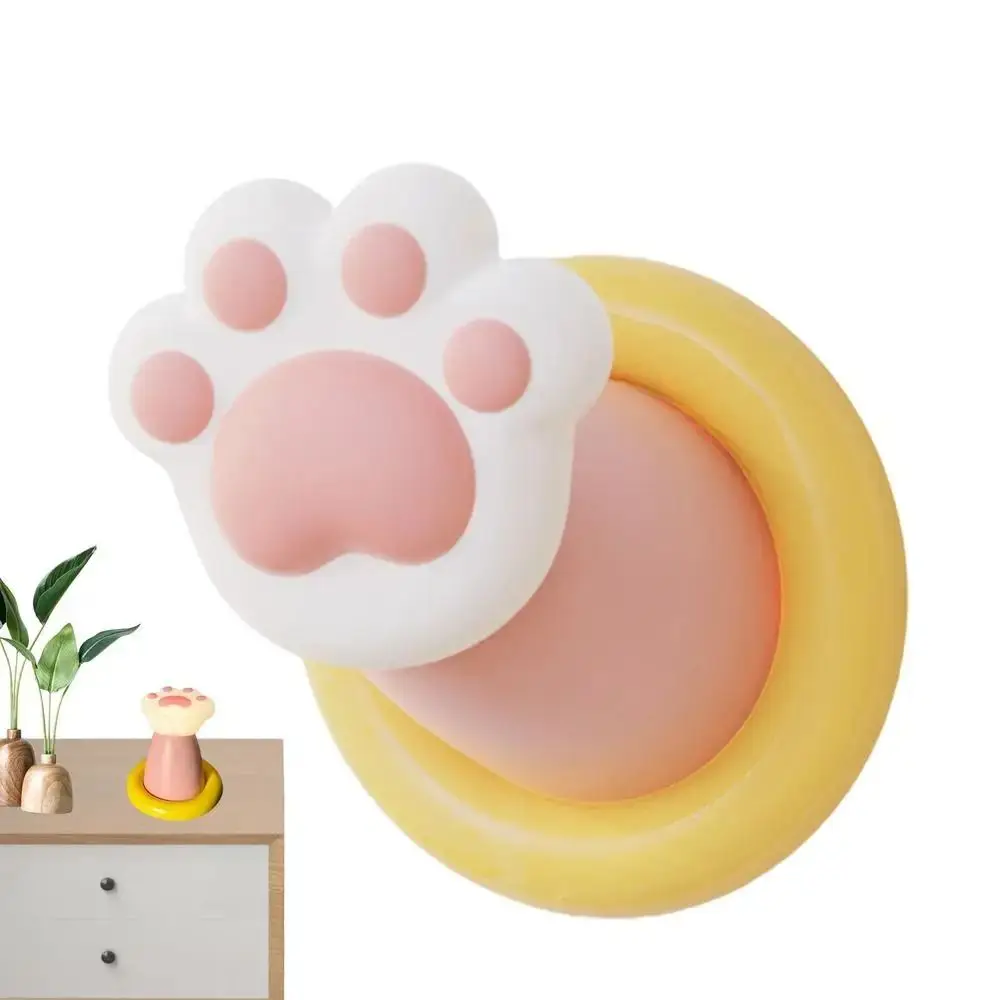 Atmosfera Silicone Luce notturna Temporizzazione Sensore tattile Dormire accanto alla lampada Novità Applacciare la mano Zampa di gatto Luce notturna Decorazioni per la casa