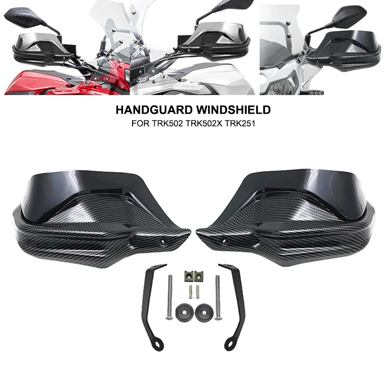 

New Hand Guard Brake Clutch Levers Protector Handguard Shield Windshield Fit For Benelli TRK 502 502x TRK502 TRK502X TRK251