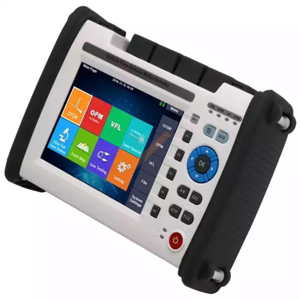 1:32 Splitter OTDR Active Fiber Live Test 1310/1550/1625nm 32/30/30db Fiber Reflectometer 5.6in touch screen OPM VFL OLS Tester